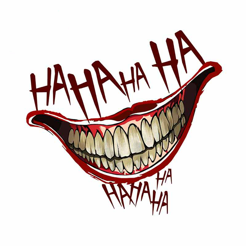 Car Accessories Joker - Dawasaru Joker Graffiti Araba Styling Su