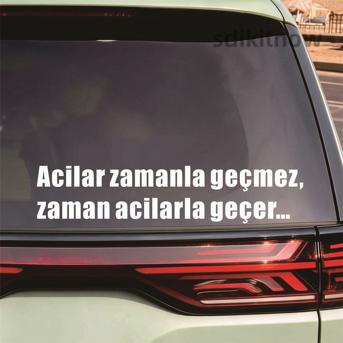 Car Accessories Quotation - Araba etiketi duvar kapı çıkartması türkçe