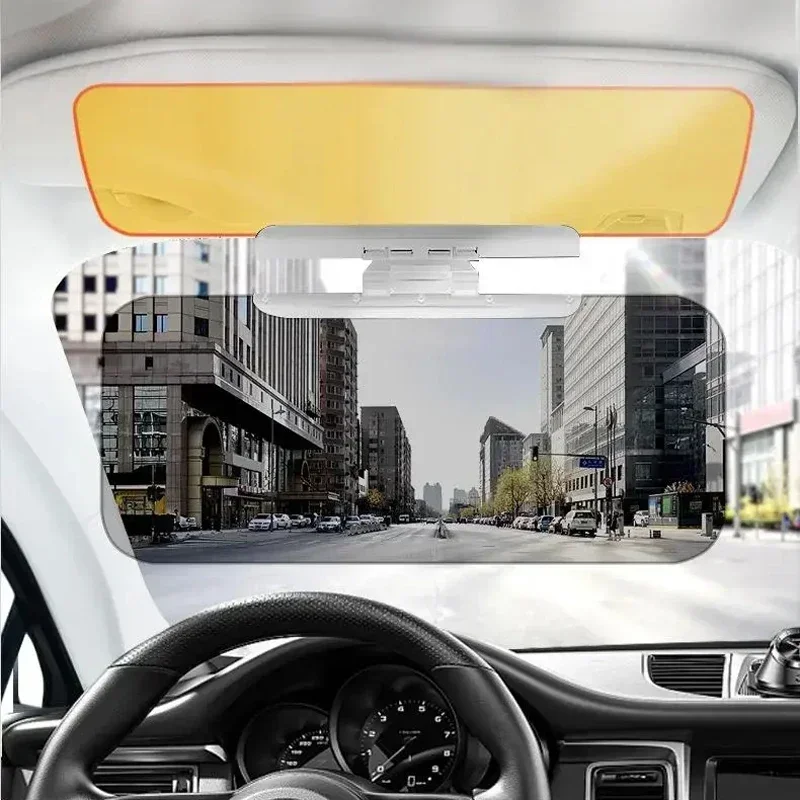 Car Accessories For Night Driving - Araba Güneşliği Gözlük Klipsli Anti-UV Anti-Göz