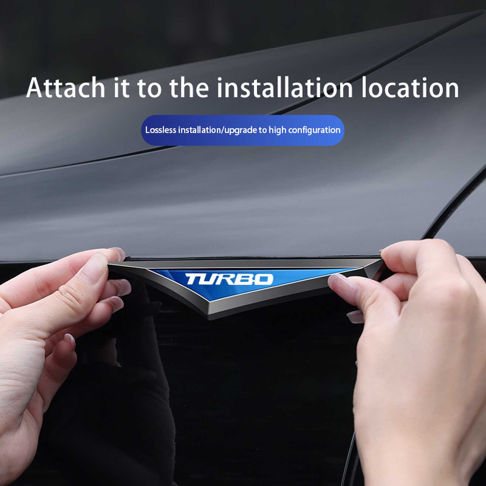 Yeni moda Turbo Logo araba Met - Car Accessories Unique incelemesi ve fiyatı