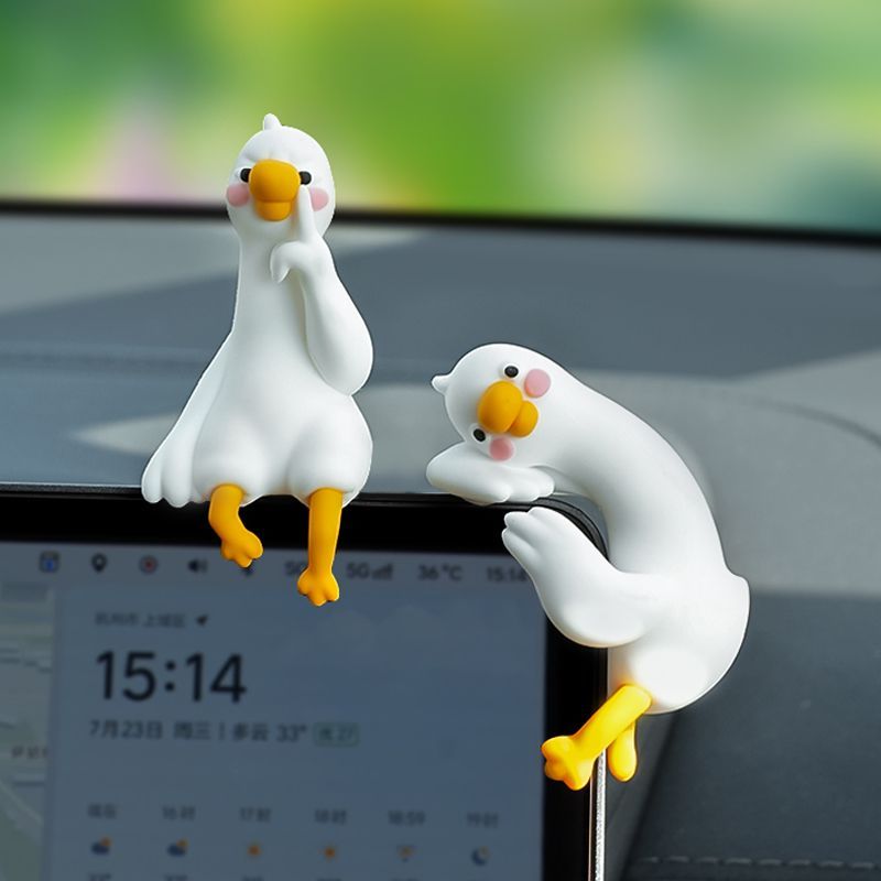 Sevimli Karikatür Beyaz Ördek  - Car Accessories Interior incelemesi ve fiyatı