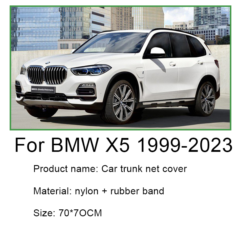 BMW için X5 iX5 E70 F15 G05 E5 - Car Cargo Net Trunk incelemesi ve fiyatı