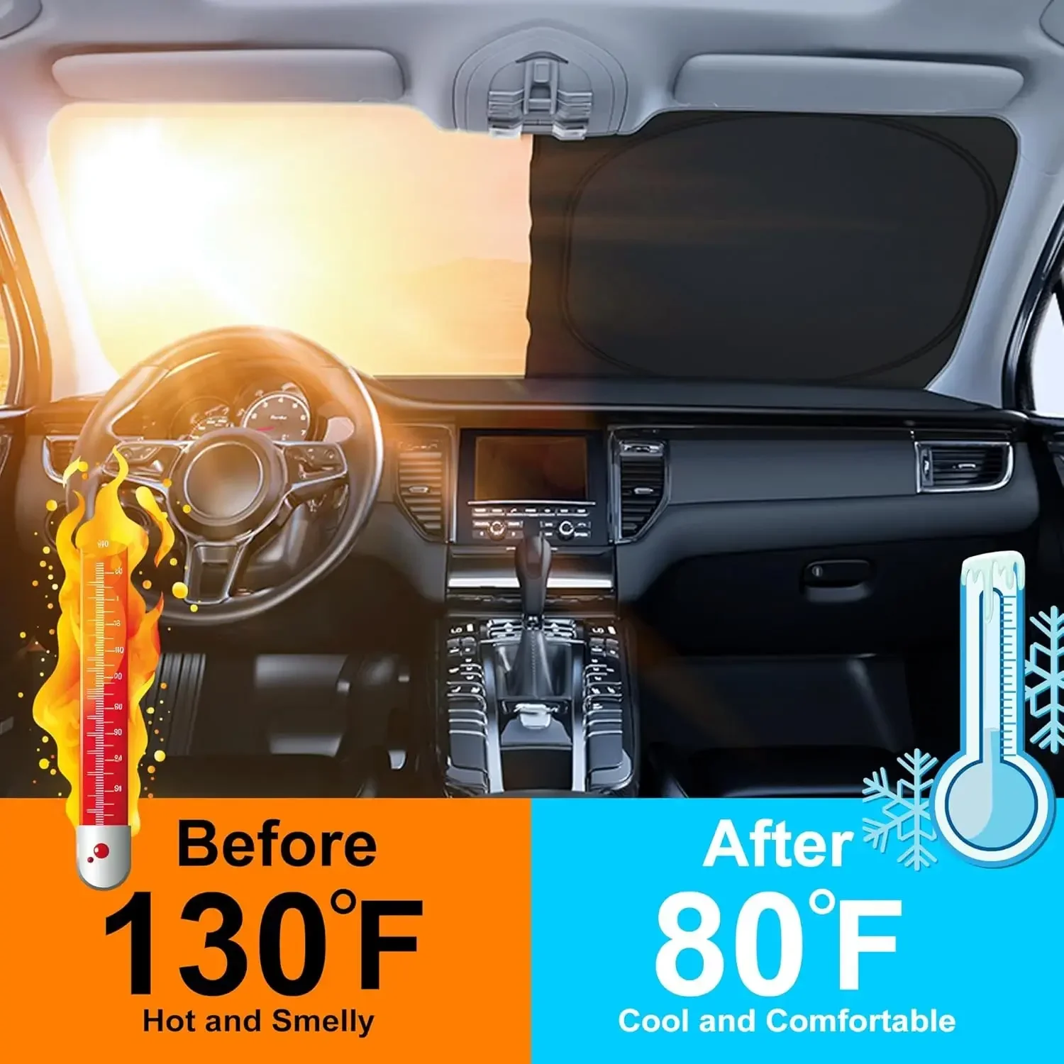 Araba Ön Camı Güneşlik Titanyu - Car Accessories Interior incelemesi ve fiyatı